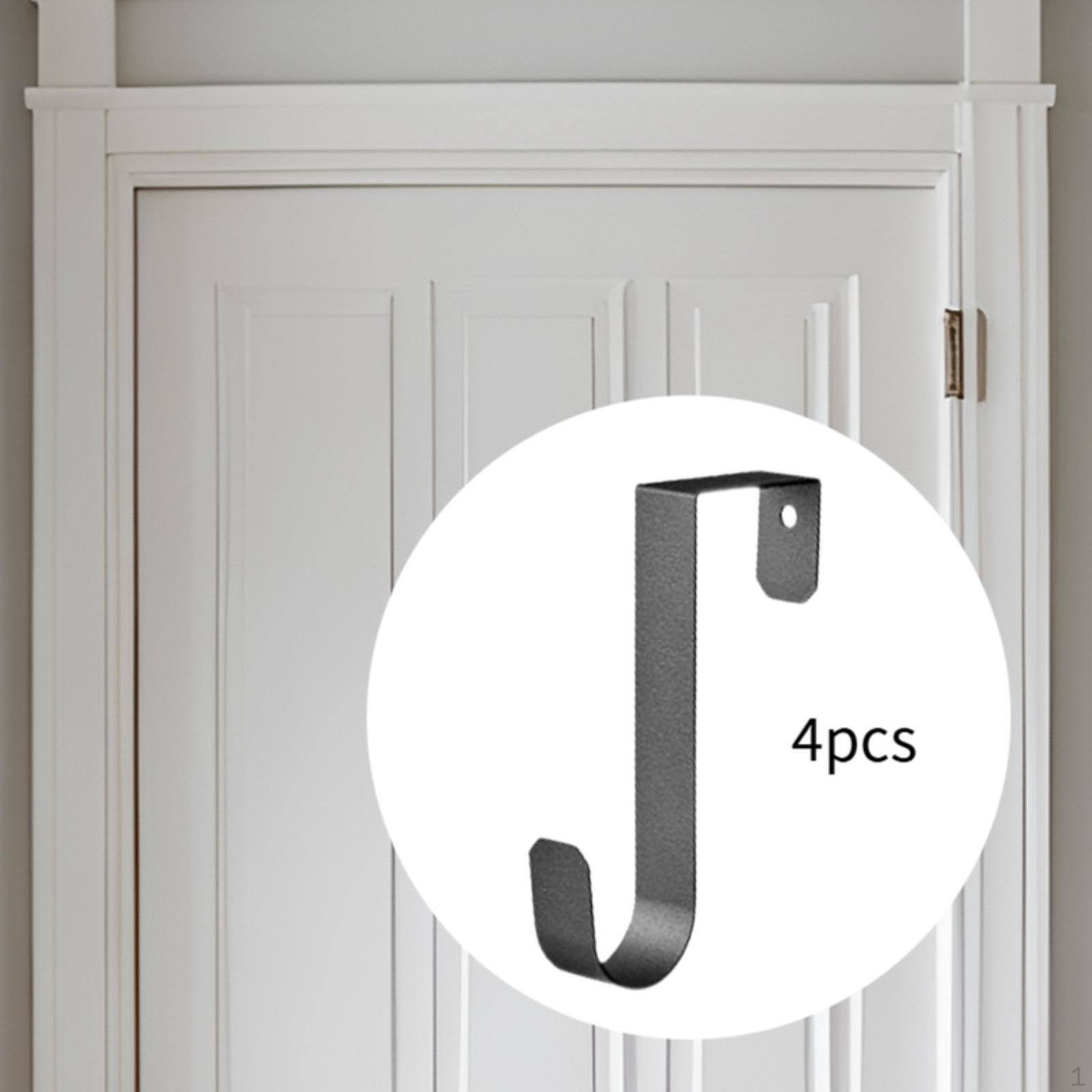 

-Наддверные крючки для халатов, одежды и ноутбуков, предотвращают царапины, практичные органайзеры чёрный