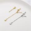 Multipurpose Adjustable Length Chain Lobster Clasp Extension Chain Charm Pendant for Comfort Fits Jewelry Accessory