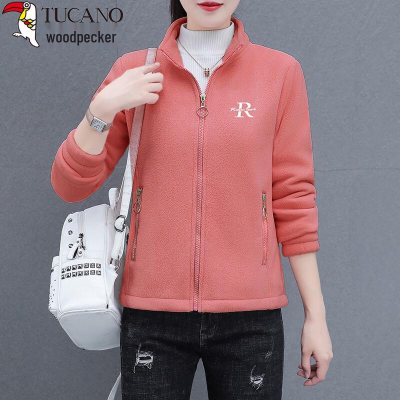 

Женская куртка из кораллового флиса с плюшевой подкладкой Woodpecker 3XL