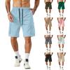 Men's Drawstring Waist Pants With Multiple Pockets And Work Pants Shorts