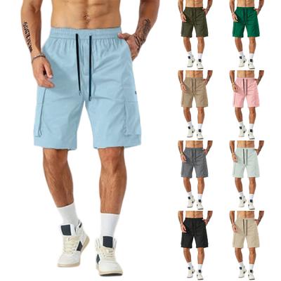 Herren Hosen mit Kordelzug, mehreren Taschen und Arbeitsshorts