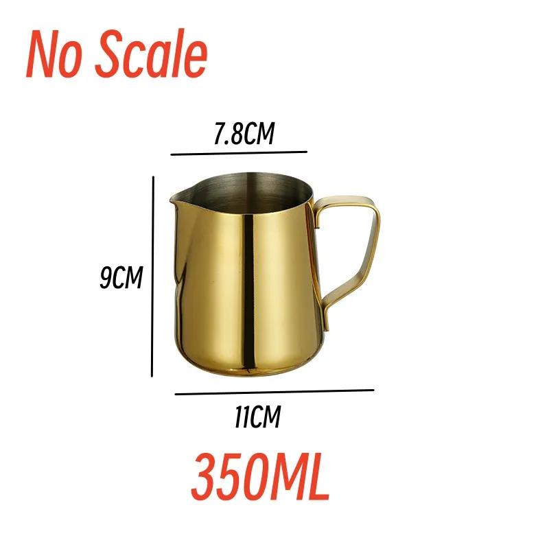 911ML Stainless Steel Pitcher Coffee Frothing Jug Pull Flower Cup Cappuccino Milk Pot Espresso Cup Latte Art Milk Frother Jugs