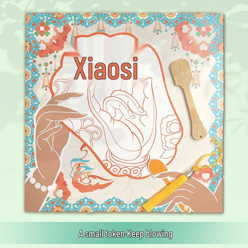 

Feile Bird Hand Fan: High-Grade DIY Double-Sided Folding Fan with Ancient Chinese Style Watercolor Painting Kit
