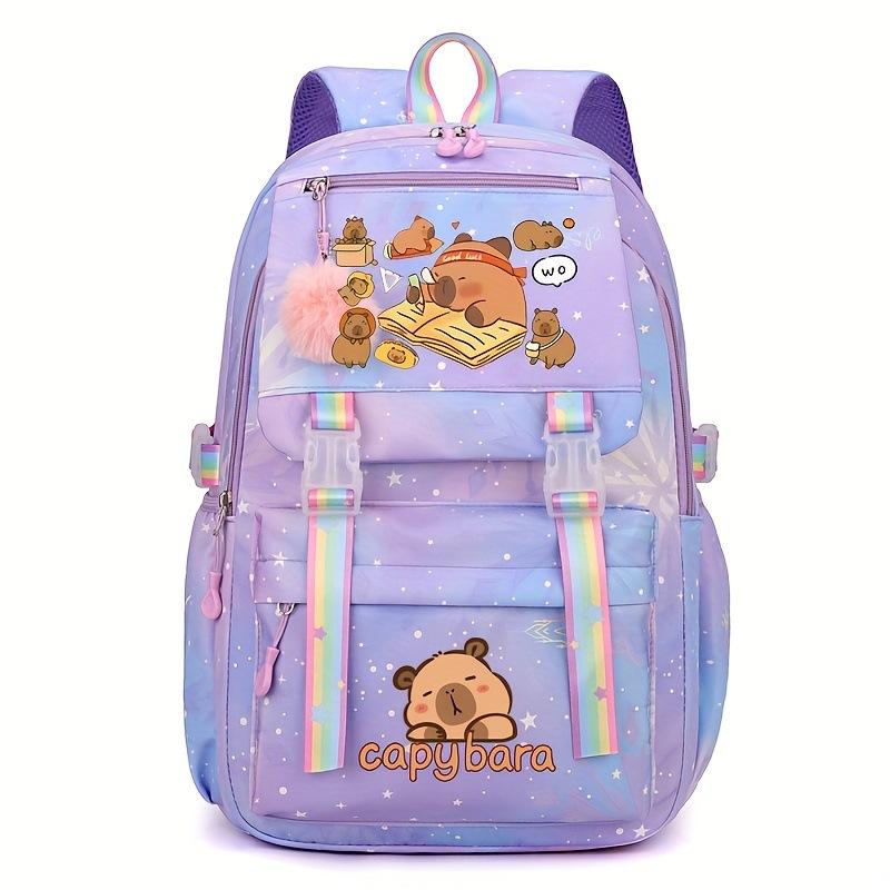 Surrounding Cute Printed Children'S Backpack Large-Capacity Campus Primary And Secondary School Student Schoolbag