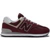 Herren-Sneaker New Balance 574 Ledersportschuhe bordeauxrot (ML574EVM) 38,0