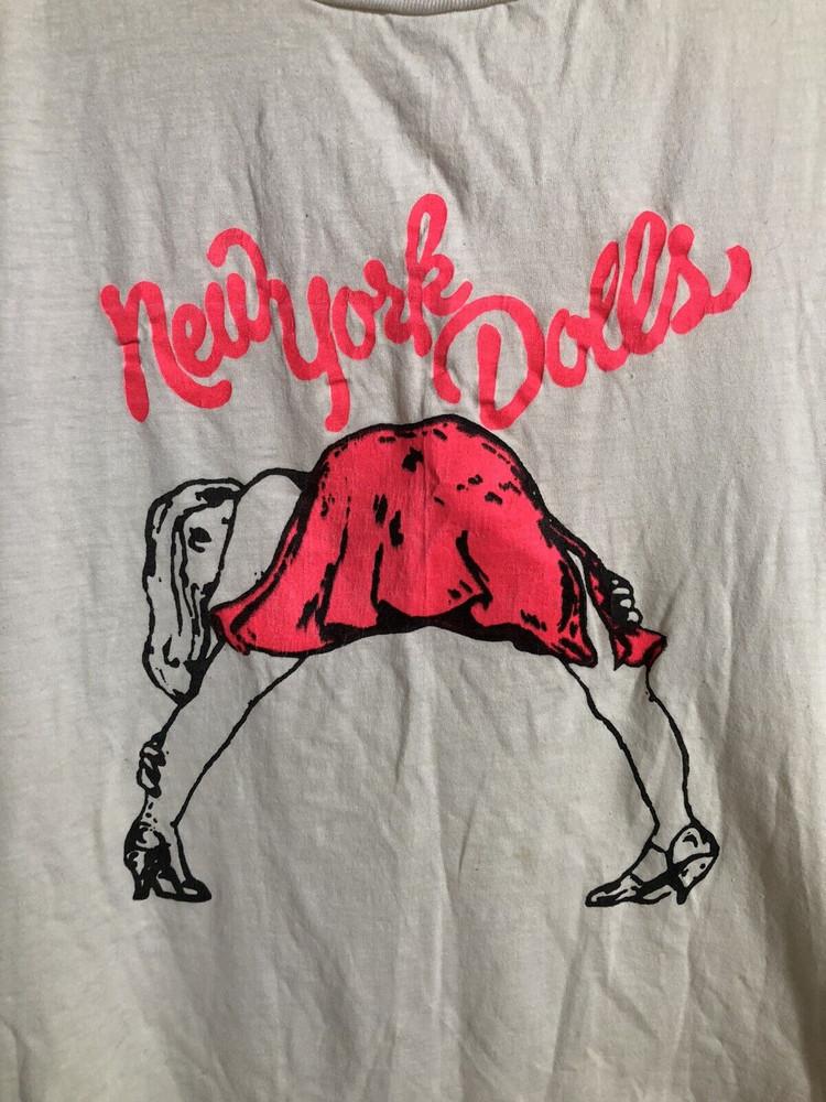 New York Dolls Джонни Тандерс Подарок для фаната Белая Все размеры Унисекс футболка AR15 Унисекс футболка XXXL