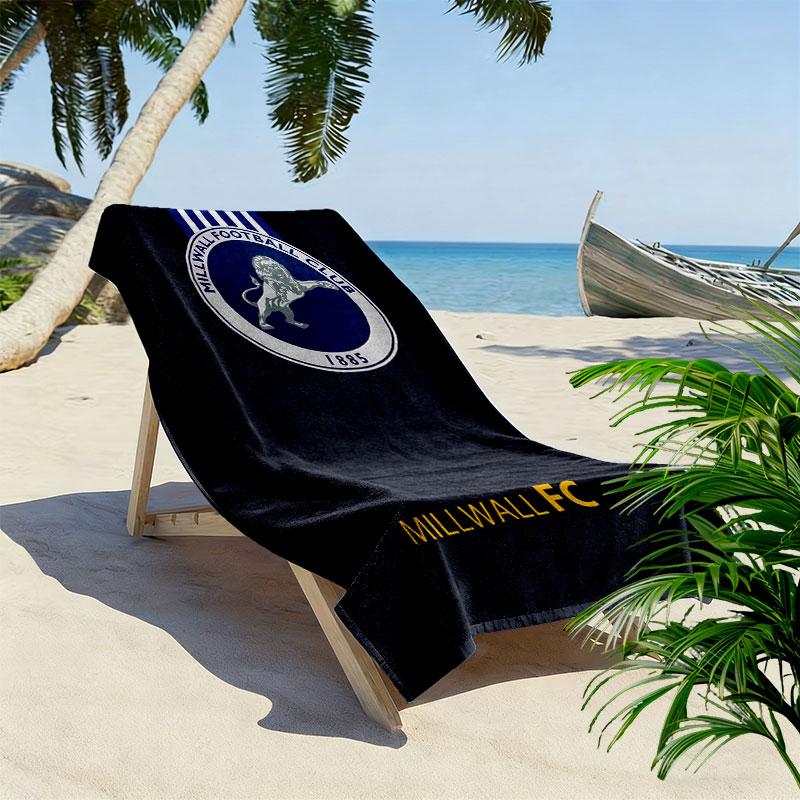 Millwall logo Beach Towel, Large Soft Quick Dry Towel for Beach Camping Swimming