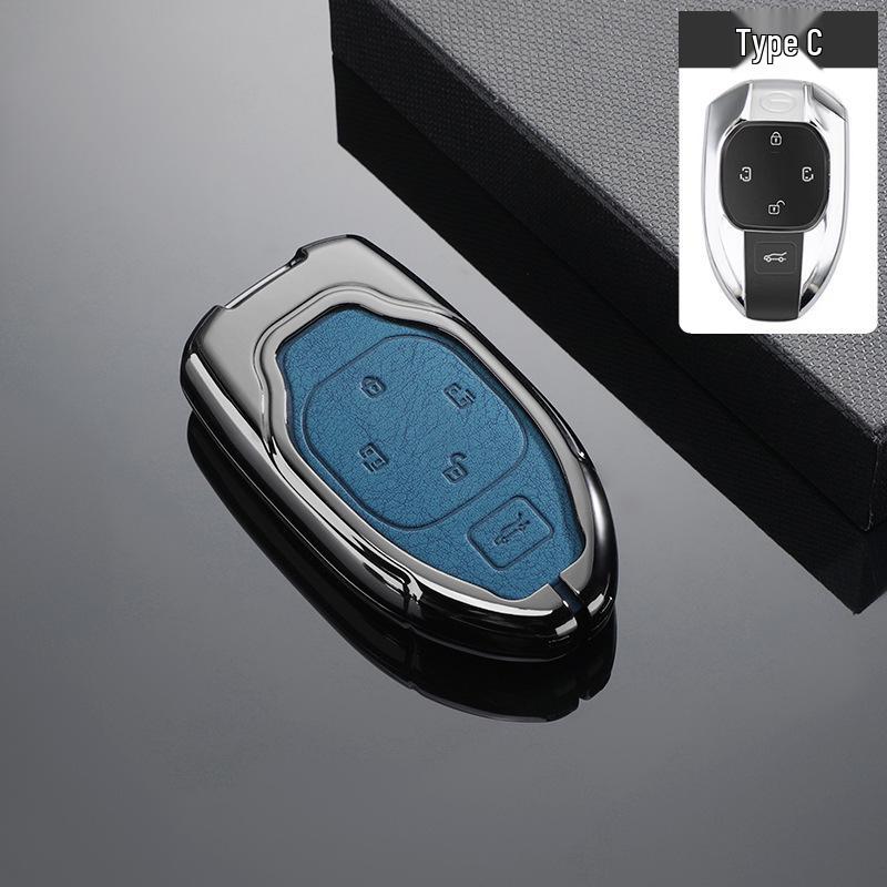Compatible Key Case for GAC Trumpchi GS8, M8, Master, Shadow Leopard, GS4, Shadow Speed, GS3, Shadow Cool - J16 Shell Buckle