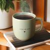 12oz Elegant Matte Frosted U-Shaped Large Belly Cup Eco-Friendly Porcelain Ceramic Mug Ideal for Coffee Tea At Office and Home