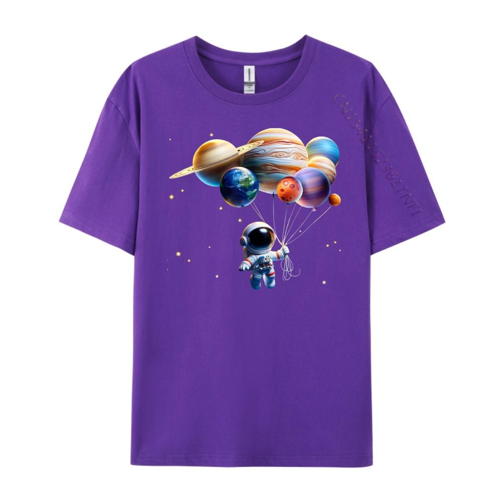 Funny Astronaut Planets gift Men Women kids astronomy space Free Shippping Clothes Durable and Wear-resistant Band Tshirts