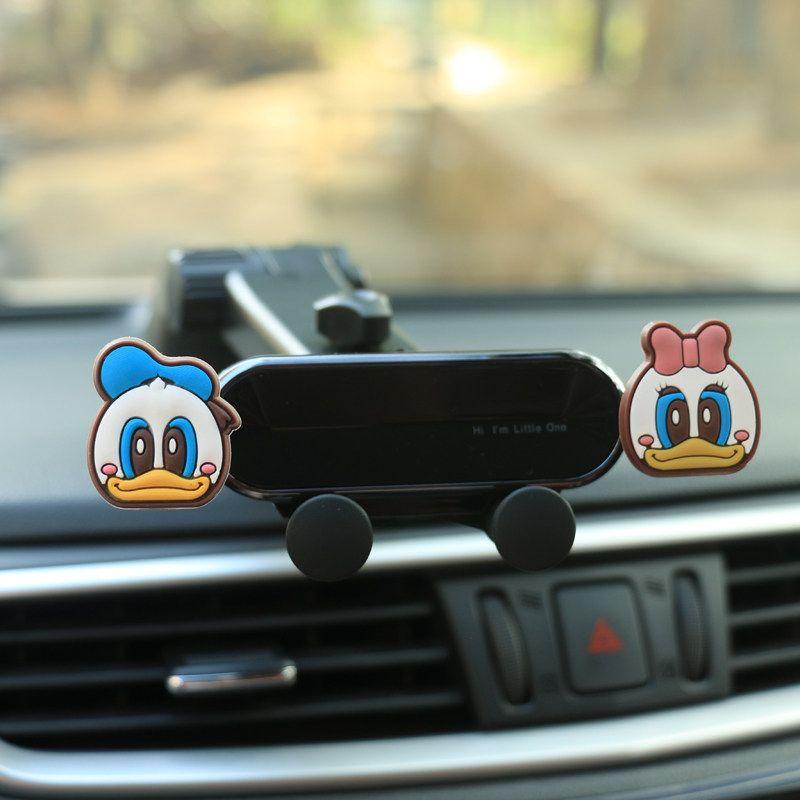 Car Phone Holder Cute Suction Cup Fixed Car Support Universal Car Car Interior Navigation Support