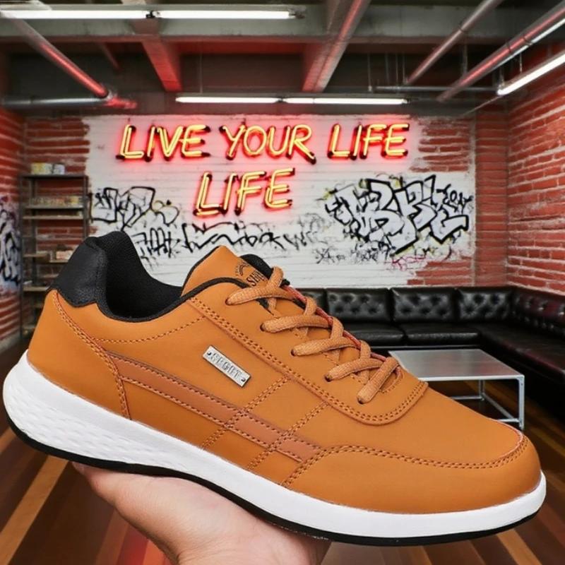 Men Casual Sneakers Outdoor Tennis Lightweight Anti Slip Comfortable Sneakers Tennis Training Plus Size Men's Vulcanized Shoes