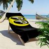 Moon Print Beach Towel, Large Soft Quick Dry Towel for Beach Camping Swimming