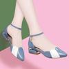 Women Cute Sweet Light Weight Square Heel Buckle Strap Shoes Lady Casual Heel Shoes for Sexy Party Night Club Sapatos Ba102