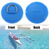 X AUTOHAUX D-Ring Patches PVC Stainless Steel Round D-Ring Pads for Surfboard Inflatable Boat