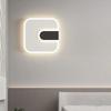 Modern LED Round Square Wall Lamp Minimalist White Black For Bedroom Bedside Living Room Indoor Home Decoratioan Light Fixture
