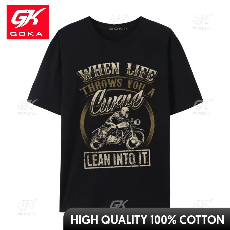 Cool Biker Quote Funny Motorcycle Saying Love Riding Graphic Unisexs TShirts Unique Street Tees Printed on Tops Tees Wholesale S