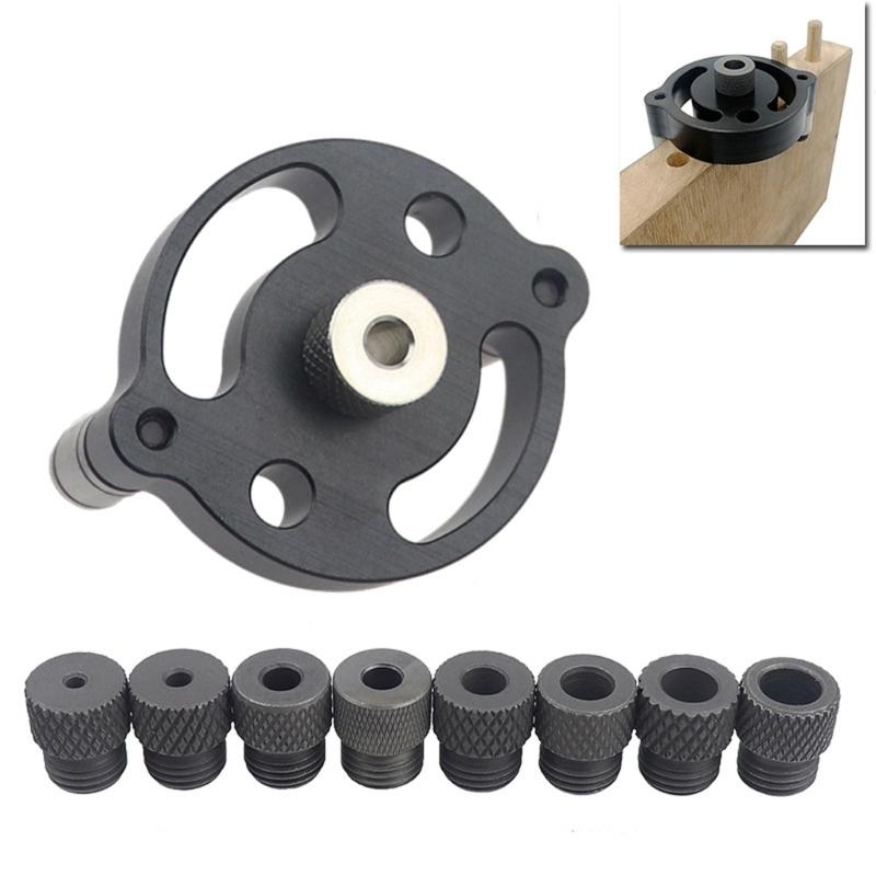 Strong Aluminum Alloy Drill Guide Accurate 90 Degree Positioning For Carpentry Projects And Crafting Applications