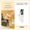 Glass Oil Sprayer Bottle for Kitchen, BBQ, and Air Fryer - Food Grade Oil Storage and Press Can