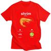 Shrim Is Calling T Shirt Men Short-Sleeve Funny Shrimp Meme T-shirt Streetwear Tee Tops for Husband Boyfriend Slim Fit Tshirt
