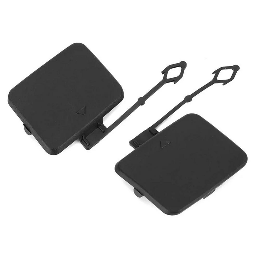 2Pcs For 07-10 BMW X5 E70 Rear Bumper Tow Eye Hook Cover 51127158448 51127158447