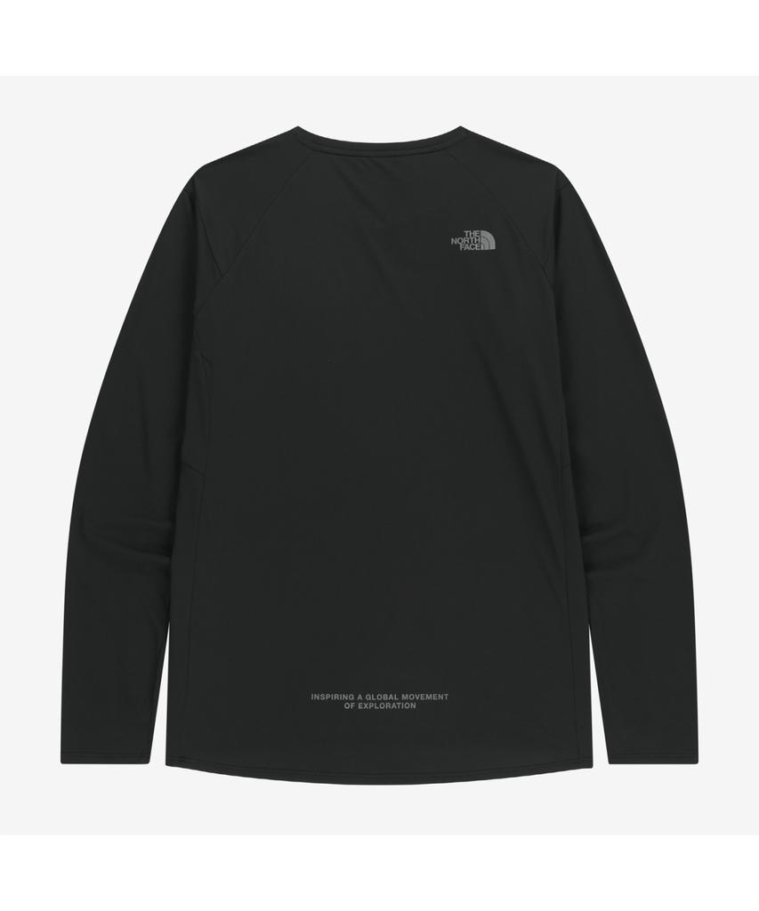 Noseupeiseu Nt7Tr55J Step Up Long Sleeve Round Neck T-Shirt Black