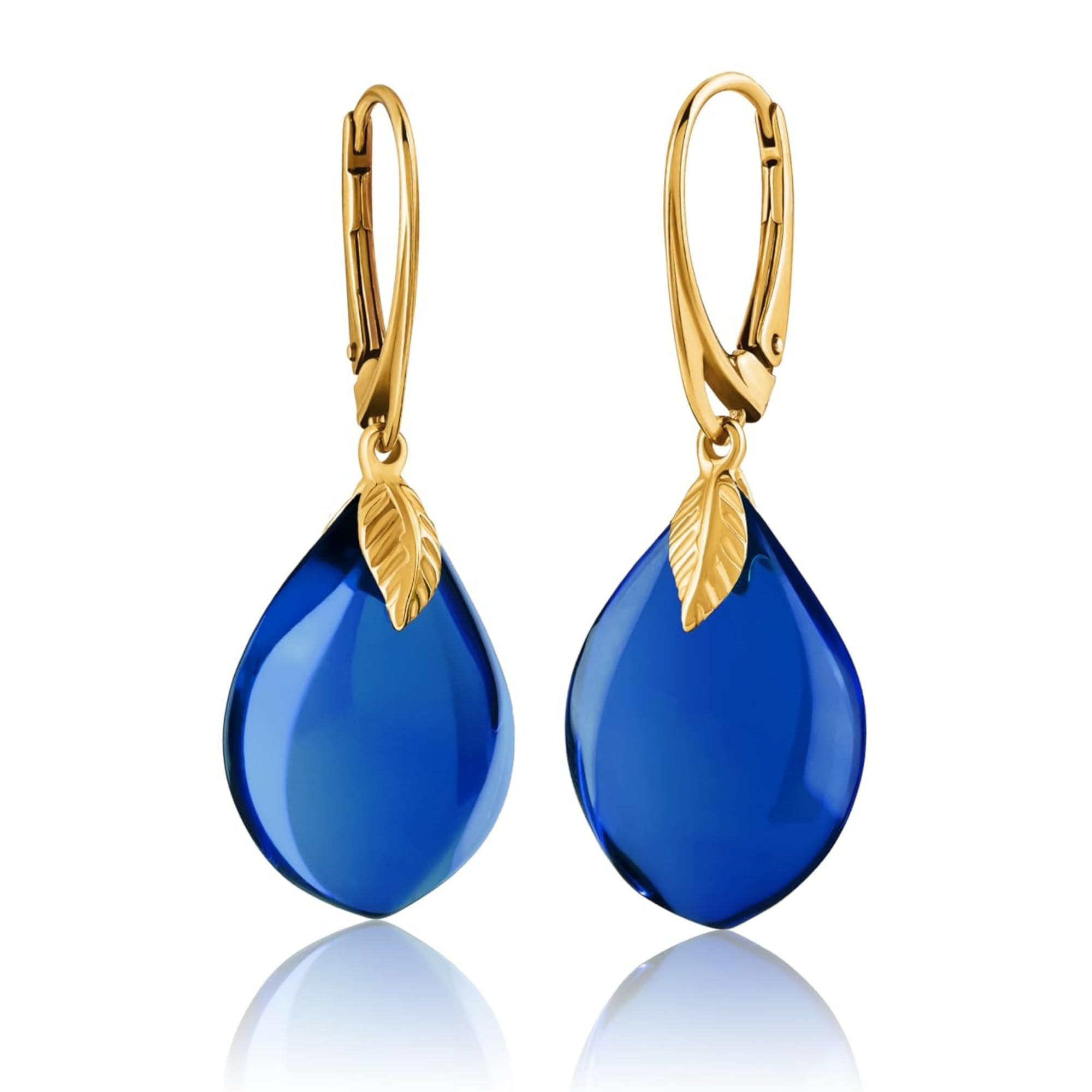 

by Amber Earrings Frame Type Amber Jewelry Box Silver925 Gold Plated Hardware Lever Back Closure Lightweight Elegant Jewelry Gift Quality Warranty