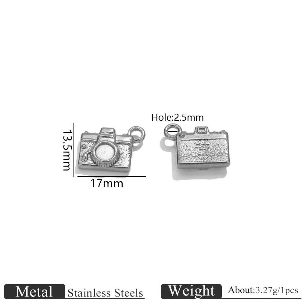 Yori 5 Stück Edelstahl 18K Gold Plated Anhänger DIY Schmuckzubehör Verwendet für DIY Herstellung von Armband Halskette