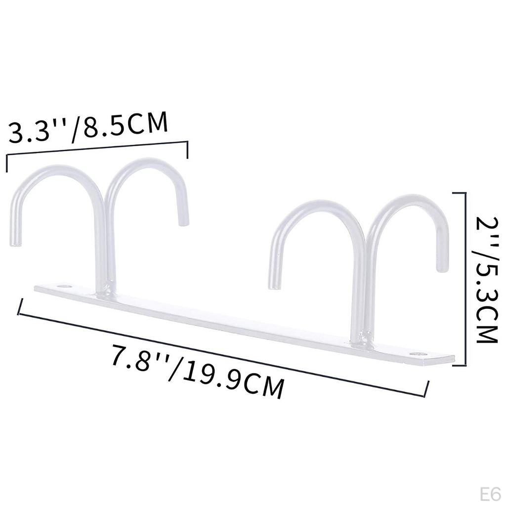 2 Pieces Hooks for Cups Glasses Storage Kitchen Utensils Ties Belts And Scarf Hook