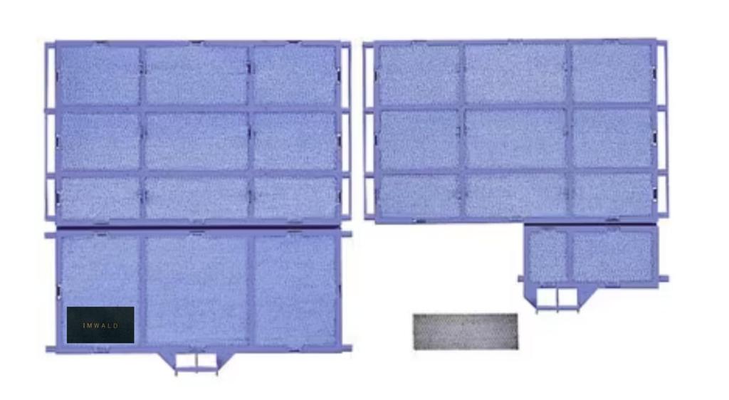 Mitsubishi Genuine Air Conditioner Filter Set MAC-197 TF