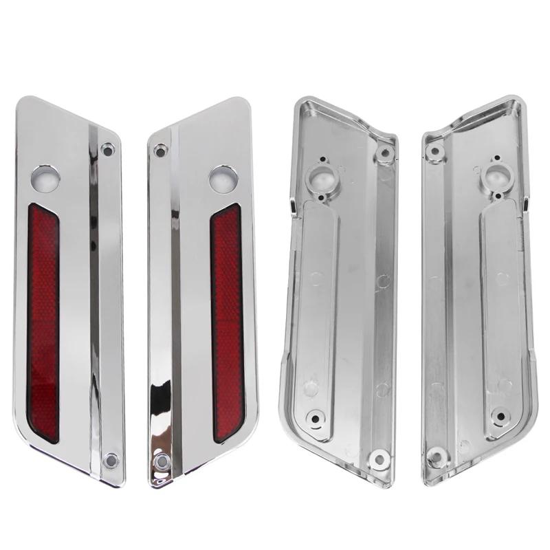 ABS Motorradzubehör Satteltaschenverschlussabdeckung Für Harley Touring Electra Street Glide Road King FLH FLT FLHR FLTR 1993-2013