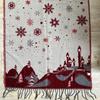 Used Pashmina Christmas Snowflake Shawl Scarf