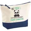 Makeup Bag - PLANETEE - Marie-christine Don't Touch Panda - Large Size - Cotton - HD Printing