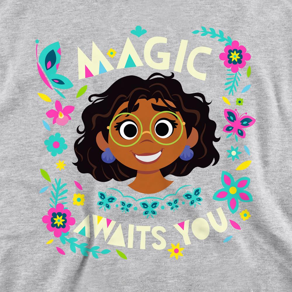 Encanto Childrens/Kids Magic Awaits You Mirabel Heather Hoodie