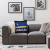 Curacao Football Square Pillow Case Curacaoan Flag Cushion Cover Fashion Zippered Decorative Pillowcover for Sofa 45*45cm