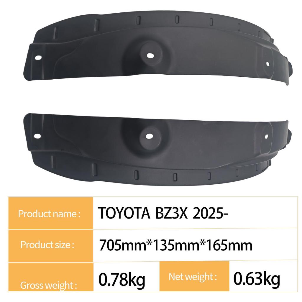 Rear Wheel Liner Fender for Toyota BZ3X 2025
