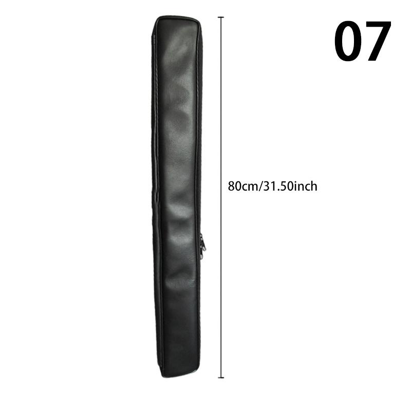 50-90cm PU-Leder Flöten-Aufbewahrungstasche Organizer Tragbar Bambusflöten-Schutz Aufbewahrungskoffer Musikinstrument Flötenzubehör