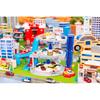 Takara Tomy Tomica DX Parking Playset with Spinning Shooter and Cars Toy Set
