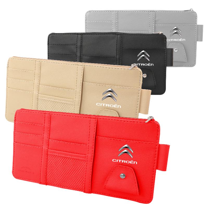 Auto-Sonnenschutz Brillenclip Kartenhalter Halter Zubehör für Citroen C4 C3 C5 C1 C2 Berlingo Celysee Cactus Picasso Aircross