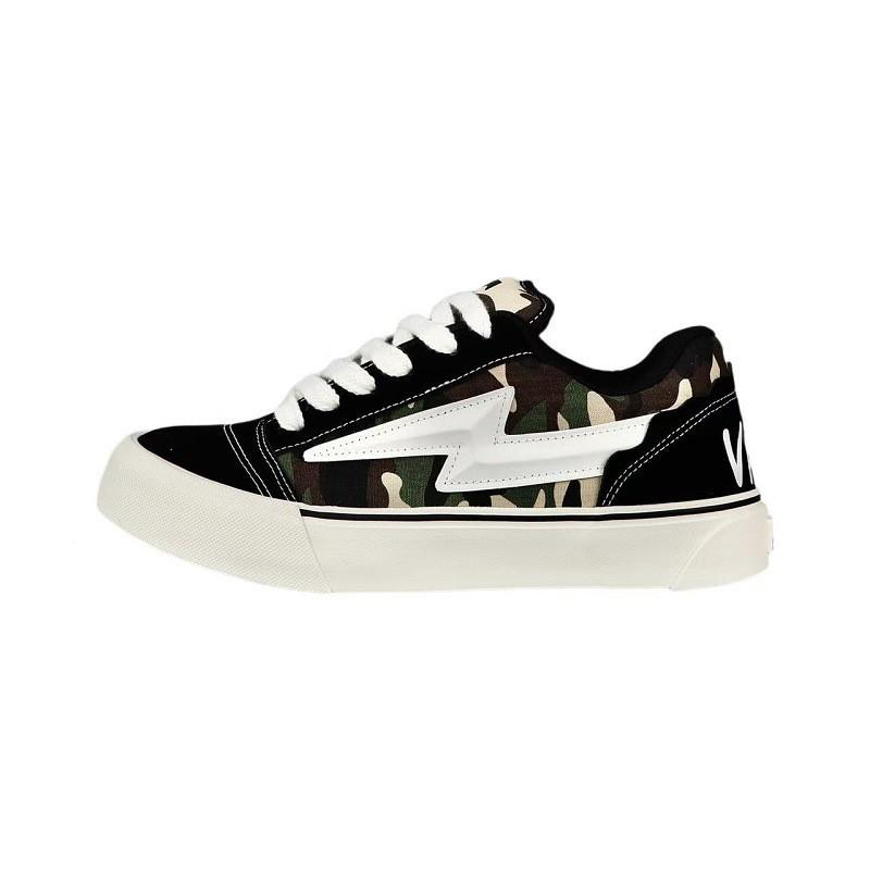 Mens Canvas Sneakers Low Top Casual Shoes Slip-on Style Streetwear Skateboarding