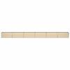 Ivory Planting Trough 580 X 50 X 45 Cm Galvanized Steel