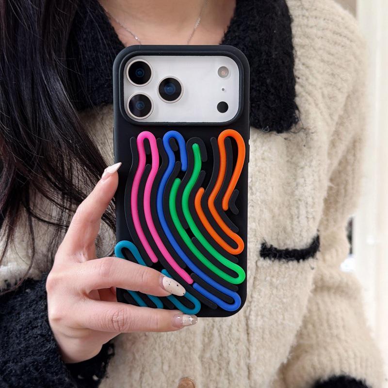 Silicone Maze Case for iPhone 17 Air & 16 Pro Max/15 Pro/14/13 15 Pro