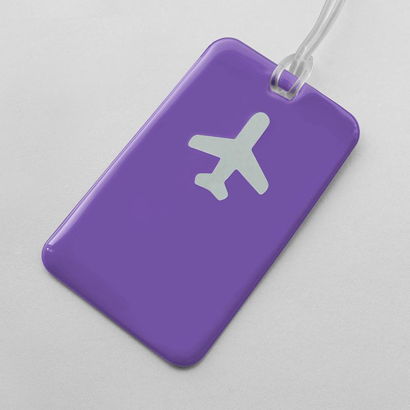 Macaron Color Series PVC Airport Luggage Tags  Business Trip Boarding Passes  Suitcase Tags  Luggage Tag for Lost Prevention