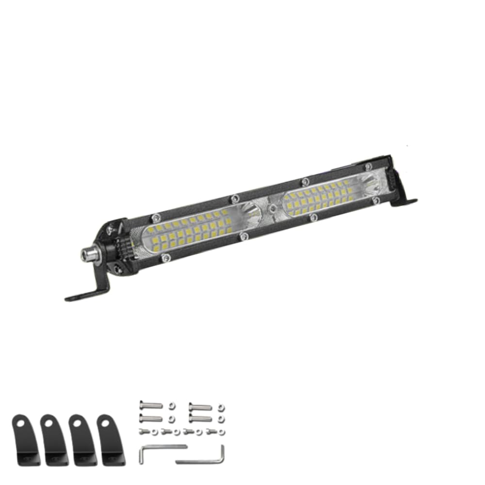 

Светодиодный рабочий свет MAKUMINORS, Световая панель, , 24 В, 60 Вт, Дневной свет, Прожектор, Противотуманный свет, Грузовик, 7 inch чёрный