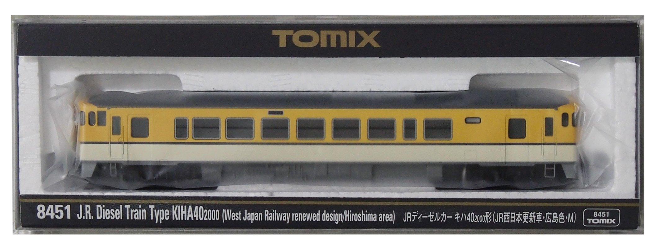 

TOMIX N Gauge Киха 40 2000 Серия JR Запад Обновленный Вагон Цвет Хиросимы М 8451 Железнодорожная Модель Дизель-Поезд