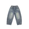 Spring Boys' Soft Denim Wide-Leg Jeans - Korean Style