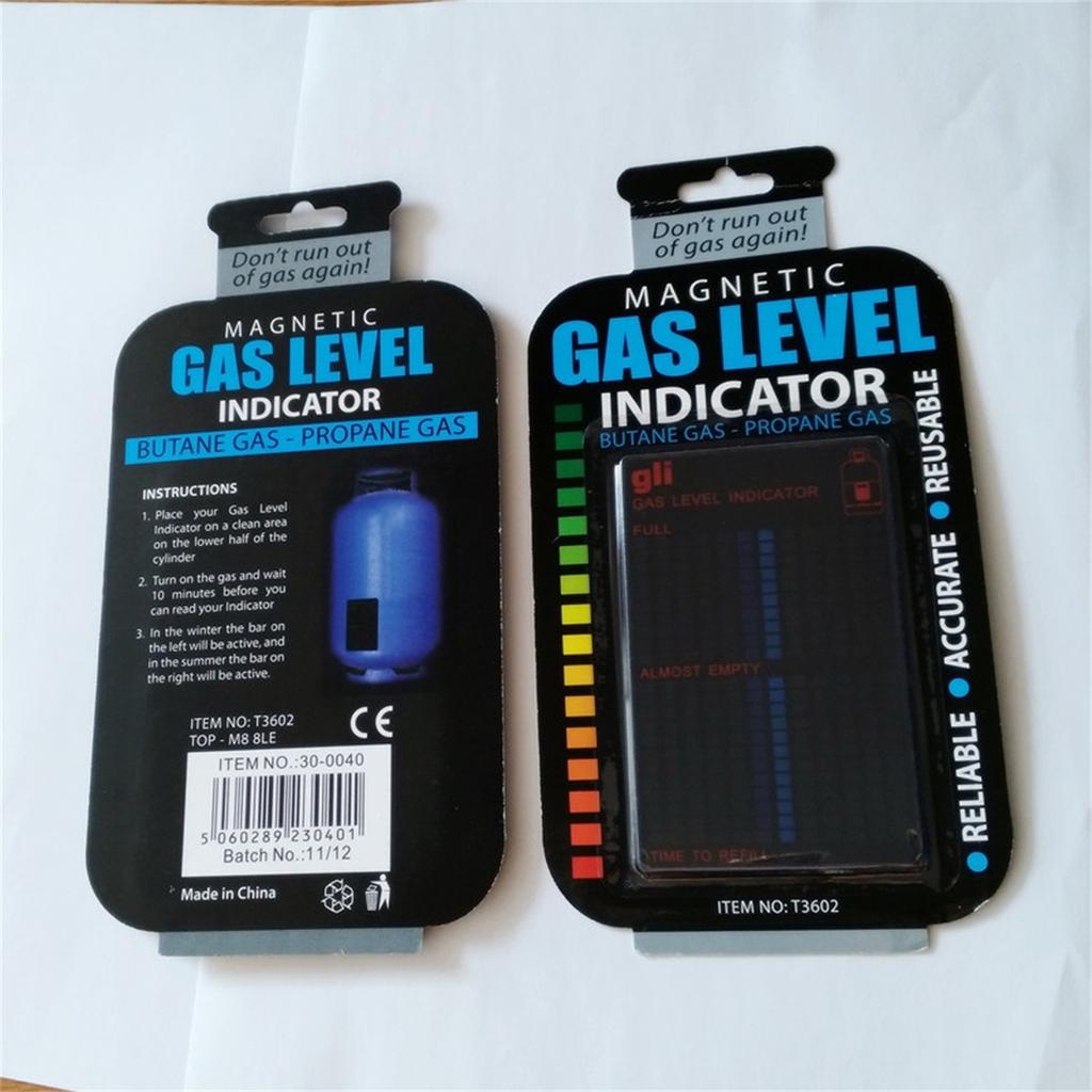 Propane Butane LPG Fuel Gas Tank Level  Magnetic Gauge Caravan Bottle Temperature Measuring Stick