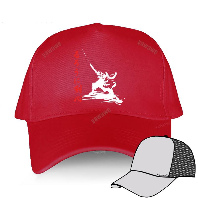 Black Casual Boys Printed Baseball Cap Rurouni Kenshin Samurai X - Anime Man Women Summer Hat Outdoor Snapback Caps Sport Bonnet