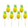 Hawaiian Tissue Paper Umbrella Fruit Stick Swizzles For Party Table Centerpieces