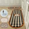 American Style Kitchen Floor Mat Non-slip Washable Household Long Rugs Water-absorbing Oil-absorbing Pad Premium Kitchen Carpet